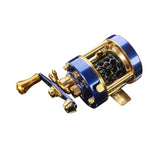 Maxbell High Speed Baitcasting Reels 5.0:1 Ratio Baitcaster Trolling Reel Metal left - Aladdin Shoppers