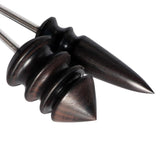 Maxbell 3pcs Leathercraft Edge Beveler Skiving Craft Tool with 2pcs Grinding Head