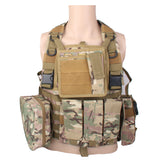 Maxbell Tactical Combat Molle Assault Military Army Airsoft SWAT Vest - CP Camo