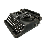 Manual Typewriter Model Collectibles Retro Design for Bookshelf Cafe Bedroom Black