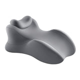 Maxbell Wedge Prone Pillow Memory Foam Back Cushion for Apartment Office Watching TV gray