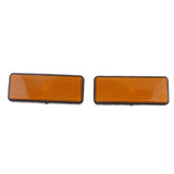 Maxbell Rectangle Reflectors Universal for Motorcycle ATV Dirt Bike Scooter