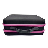 Maxbell yo Balls Storage Case Pouch Double Zippers Outdoor Equipment Storage Handbag Rose Red