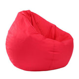 Maxbell Waterproof Stuffed Animal Storage Bean Bag Cover Red & Purple & Sky Blue