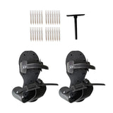 Maxbell Maxbell 2 Pieces Lawn Aerator Shoes Lawn Tool with Straps Heavy Duty for Garden Yard