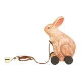 Maxbell Wooden Pull Toy Bunny Fine Motor Skill for Party Supplies Babies Boys Girls