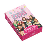 Maxbell 92Pcs Bini Lomo Card Collection Decoration Greeting Card for Fans Girls Boys Style A