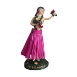 Maxbell Girl in Skirt Statue Artwork Resin Figurine with Base for Office Shelf Study Red Dancing
