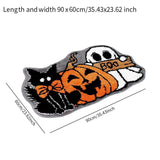 Maxbell Halloween Floor Mat Modern Decorative Area Rug for Porch Balcony Living Room 60cmx90cm