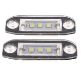 Maxbell Pair LED License Plate Number Light White For Volvo S80 Xc90 S40 V60 S60 C70 - Aladdin Shoppers