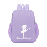 Maxbell Ballet Dance Backpack Portable Gymnastics Ballet Bag for Gym Weekender Girls Purple