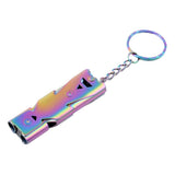Maxbell Double Pipe High Decibel Outdoor Camping Survival Emergency Whistle Colorful - Aladdin Shoppers