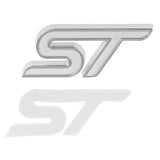 Maxbell Maxbell White Car SUV Bumper Fender 3D Metal Emblem Sticker Decal Badge for Ford