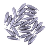 Maxbell Maxbell 25X Premium Fishing Sinker Weights Raindrop Shape Lead Fishing Weights 40g