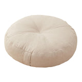 Maxbell Round Floor Pillow Premium Small for Yoga Sofa Bed Adults Kids Floor Seating Beige