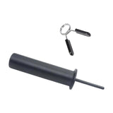 Weight Stack Extender Pin with Spring Clip Collar for Cable Machine Home Gym 10x110 mm