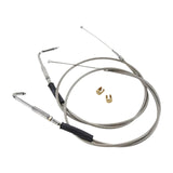 Maxbell Throttle and Idle Cable Set 56579-02A Automotive Accessories Stainless Steel