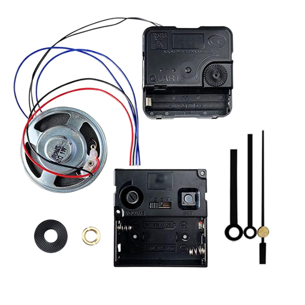 Maxbell Maxbell DIY Wall Clock Movement Mechanism DIY Clock Accessories with Music Chime Box Style C