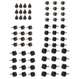Maxbell Footful 6 Pair of Black Heel Plate for High-Heeled Shoes 10x11mm 604 Style