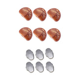 Maxbell 12 Pieces Tuning Pegs Machine Heads Knobs Handle for Guitar Parts