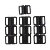 Maxbell Plastic Bikini Bra Clips Hook Swimwear Clicker Bikini Accessories 14mm Black - Aladdin Shoppers