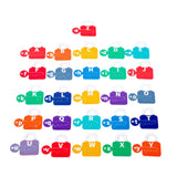 Maxbell Learning Lock Toys Alphabet and Arithmetic Math Cards Game for Children Kids Alphabet