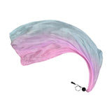 Maxbell Belly Dance Poi Ball and Scarf Set Portable for Halloween Events Fancy Dress Light Blue Purple