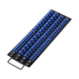 Maxbell Socket Organizer Retention Tray Drive ABS Tools for Home Workshop blue