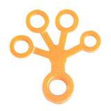 Maxbell Maxbell Finger Stretcher Resistance Band Exerciser Hand Grip Strength Trainer Orange