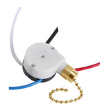 Maxbell Pull Chain Switch Multifunctional Replacement Part Wall Lamps 3 Speed 4 Wire Gold