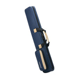 Pool Cue Sticks Bag 1/2 Cue Case Portable Wear Resistant Hold 3 Butt 4 Shaft Dark Blue