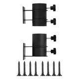 Maxbell 2Pcs Patio Umbrella Holders Clamps for Outdoor Courtyard Fence Mount to Deck