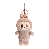 Maxbell Plush Cartoon Doll Keychain Cute Soft Key Pendant for Creative Gift Key Bags light brown