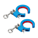 Maxbell 2 Pieces Cable Tray Rollers Wire Management Adjustable Cable Threading Tools Blue