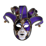 Maxbell Mardi Gras Mask Carnival Mask Prom Mask Stage Performance Costume Props Violet