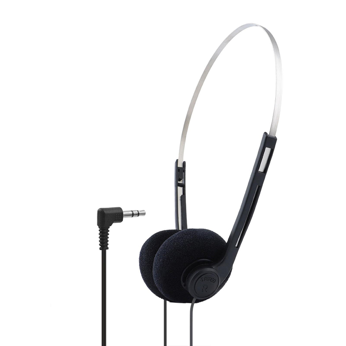 Maxbell Maxbell Retro Style Headphone Practical Photo Props for Running Walking Take A Plane Black