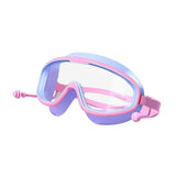 Maxbell Kids Swimming Goggles Waterproof Lightweight Wide View Portable Soft Eyewear Purple and Pink