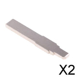 Maxbell 2xReplacement Remote Smart Key Uncut Blank Emergency Insert Small Key For Fiat