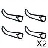 Maxbell 2x4 Pieces Propeller Blade Crash Guard Cover Bumper for E88Pro E88 Drone Plane