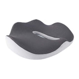 Maxbell Memory Foam Seat Chair Cushion Tailbone Seat Cushion for Travel Gaming Chair grey and white