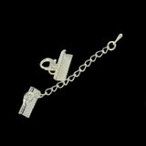 Maxbell 12 Sets Silver White Plated Lobster Clasp Clip Ends Extender Chain - Aladdin Shoppers