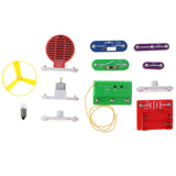 Maxbell Electronic Circuits DIY Blocks Kids Physics Educational Discovery Kit W-39