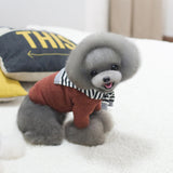 Maxbell Maxbell Adorable Dog Clothes Doggy Shirt 100% Cotton Puppy Apparel Clothing S Red