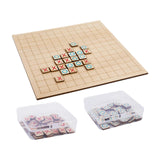 Maxbell Wooden Tic TAC Toe Game for Kids Educational Toys Desk Toys for Family Night