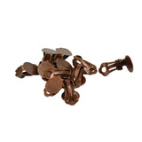 Maxbell 24x Clip On Earring with Pad for Gluing Finding Jewelry Making Bronze&Copper