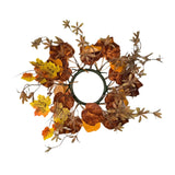 Maxbell Fall Wreath 25cm Festival Table Decorative Harvest Wreath Thanksgiving Decor