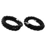 Maxbell Twisted Barrier Rope Queue Nylon for Post Stands Exhibition Crowd 3&2m Black