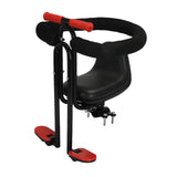 Maxbell Child Bike Seat Heavy Duty Carbon Steel for Electric Bike Padded Sponge Seat Black Full Enclosure
