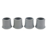 Maxbell Maxbell 4 Pieces Trekking Pole Caps Walking Stick Ferrules Non-slip Foot Cover 25mm