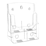 Maxbell Clear Display Stand Organizer Sign Reception Meeting Acrylic Brochure Holder 23.5cmx11.7cmx27.5cm
